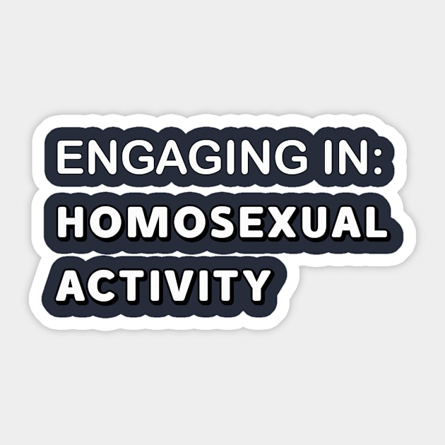 Engaging In… Sticker by JasonLloyd